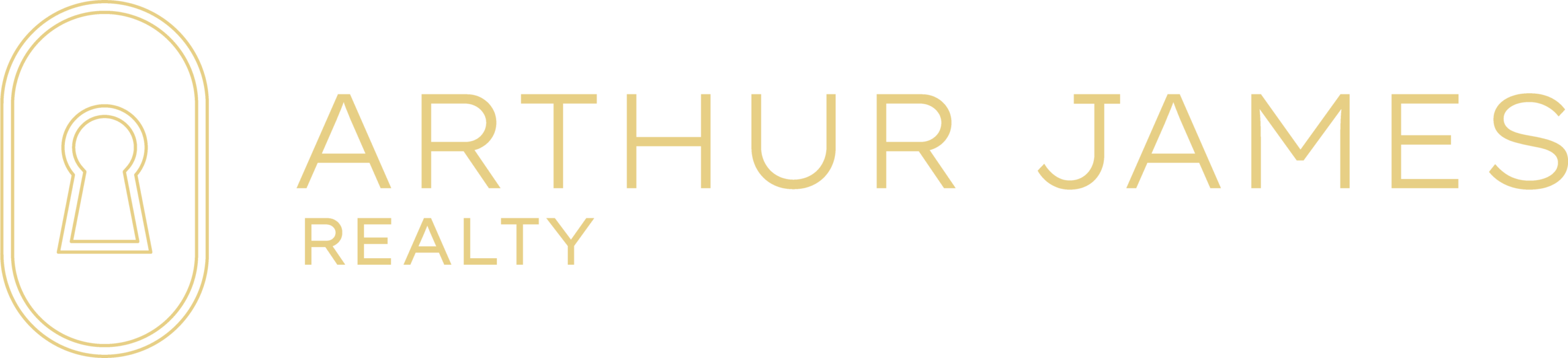TRANSPARENT_Arthur_James_secondary_logo_gold